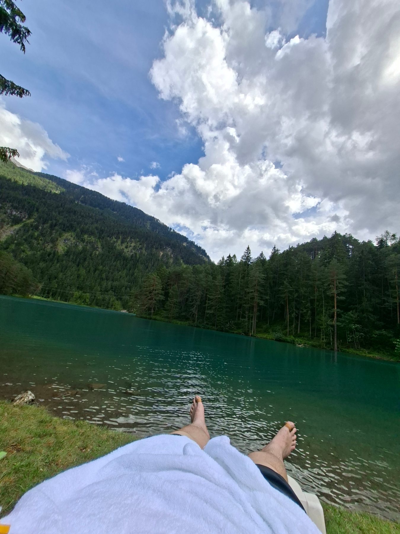 Cooling off in the Fernsteinsee.