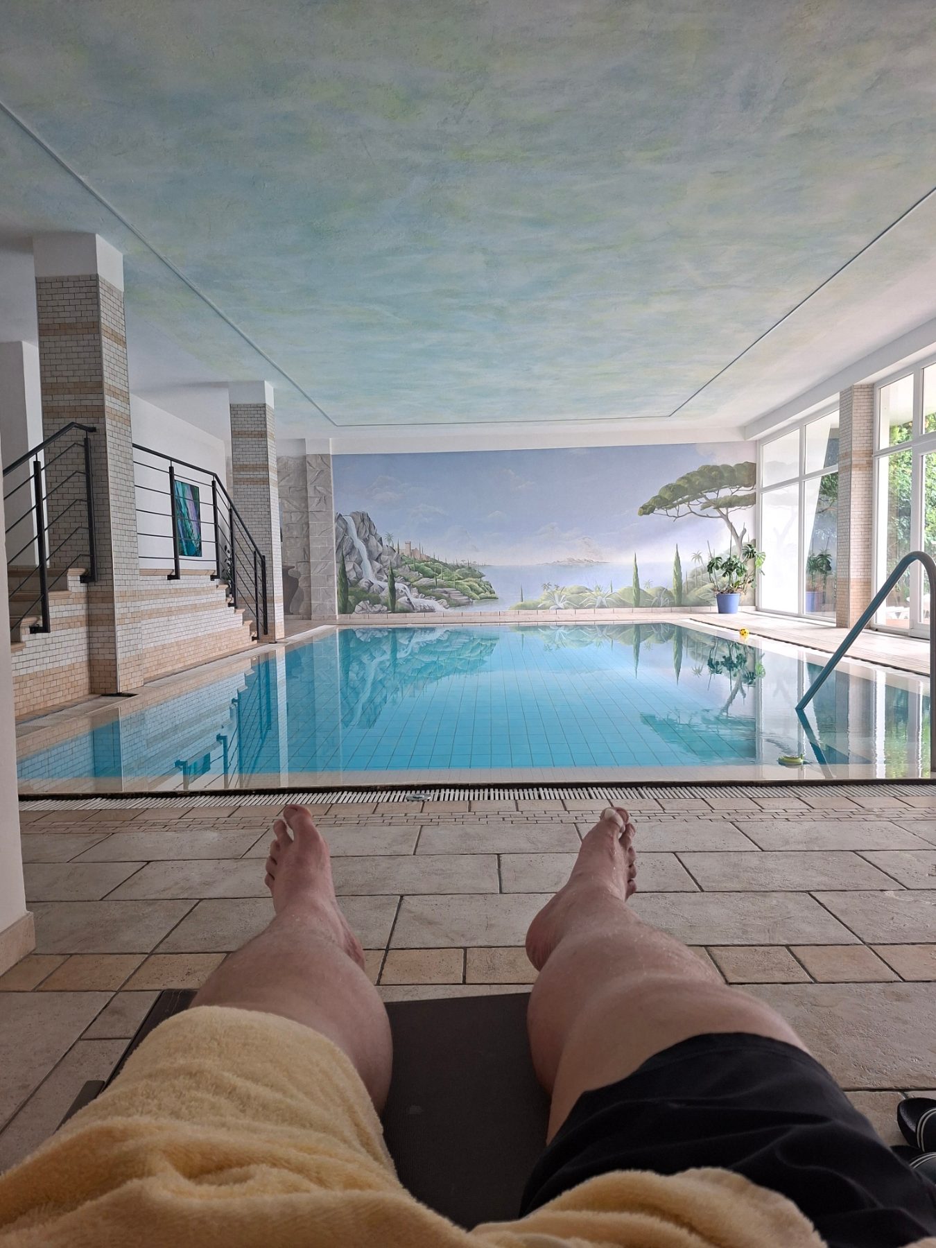Recovery with a mountain view.